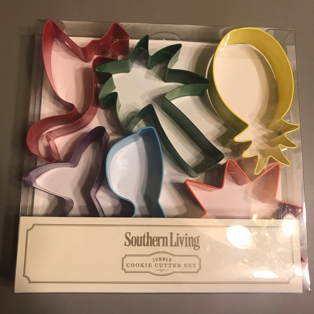 Southern Living metal summer  cookie cutters